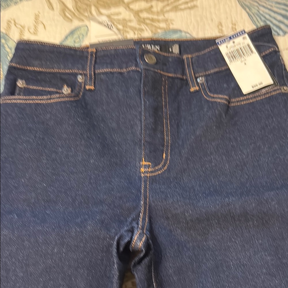 Ralph Lauren Women's High Rise Jeans - Dark Blue